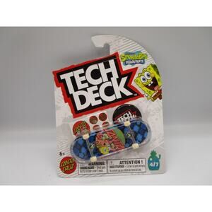 Tech Deck Santa Cruz X Spongebob Squarepants Flowers Fingerboard Skateboard